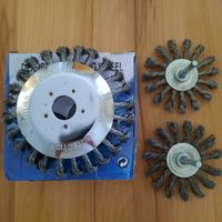 Drahtbürste Ø 1x150mm, 2x 100mm, rostfrei