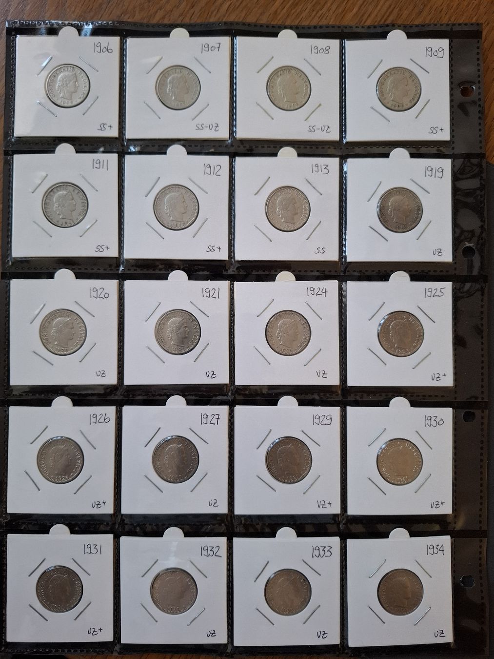 Toutes les monnaies: 20 Rappen Sammlung nr.45 – D'occasion à Hunzenschwil par Hardrock6 1