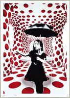 Death NYC Ltd Pop Art Druck " Yayoi Kusama Banksy Nola Girl