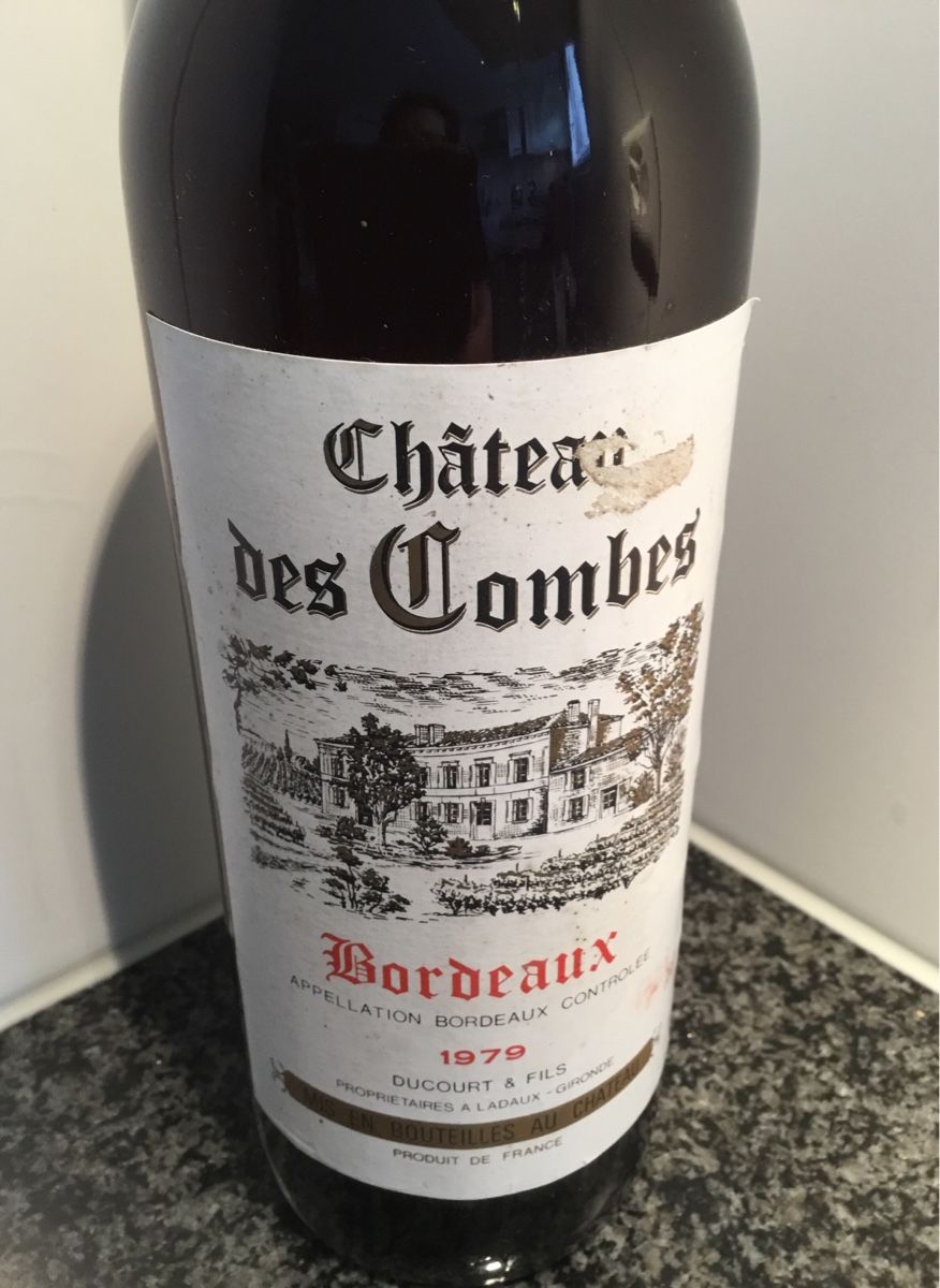 Vino: Château Des Combes 1979 – Nuovo (secondo la descrizione) da Rüschlikon venduto da succes08 1
