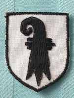Vintage Badge Wappen Basel - Stadt ST. GALLER STICKEREI