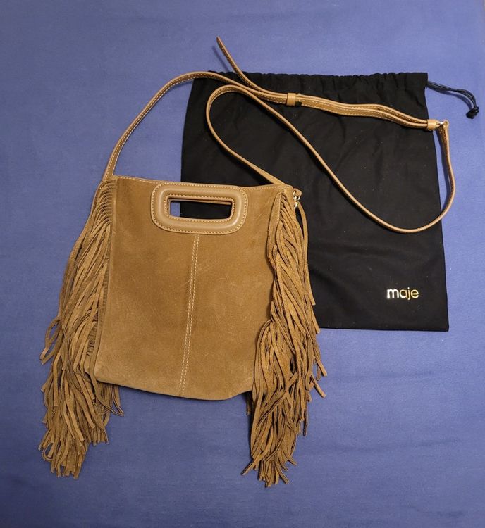 Sac m outlet maje camel