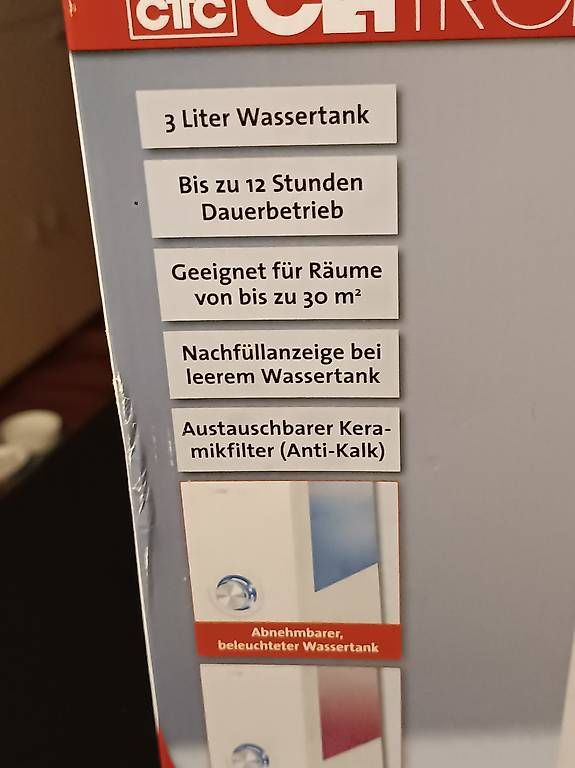 Umidificatori d'aria: Luftbefeuchter Originalverpackt – Nuovo e nell'imballaggio originale da Künten venduto da Sparda5 1