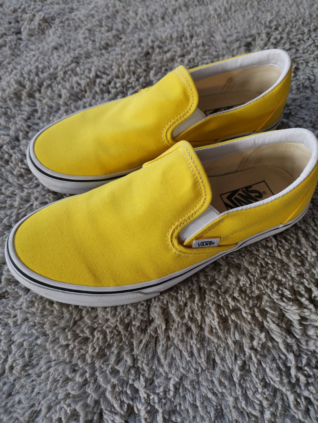 Vans Scarpe da uomo: Vans Slip-On Sneaker, Gelb, Grösse 37 – Usato da Lanzenhäusern venduto da Gimli72