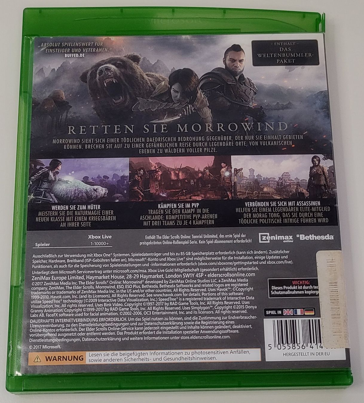 Jeux: Xbox One: The Elder Scrolls Online - Morrowind – D'occasion à Uznach par Cheese-Us 1