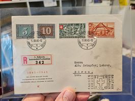R Brief mit PP ++ PAX 1945 Fahnen Ehrung für nur 4.--
