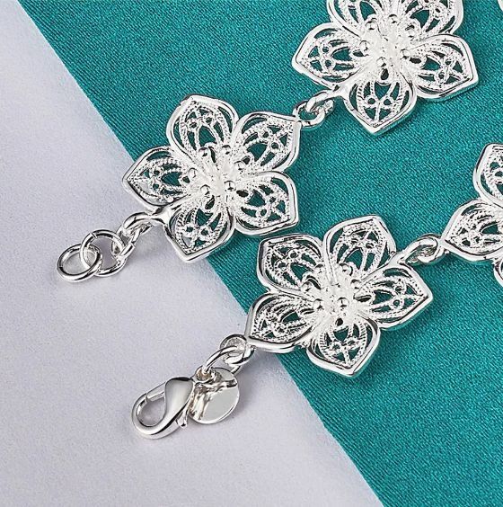 Bracciali & Braccialetti: Wunderschönes Armband, 925 versilbert,19cm – Nuovo (secondo la descrizione) da Grenchen venduto da maretop 4
