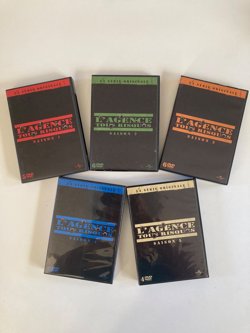 Tutti i DVDs: Coffret DVD Agence Tous Risques intégrale 27 disques – Usato da Bassecourt venduto da CALUMET-X 4
