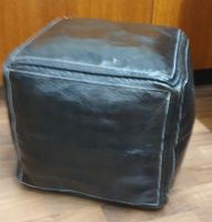 Leder Pouf