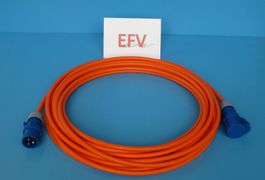 10m CEE 16A 3P Pur Verlängerungskabel H07BQ-F 3x2.5mm2 Bau