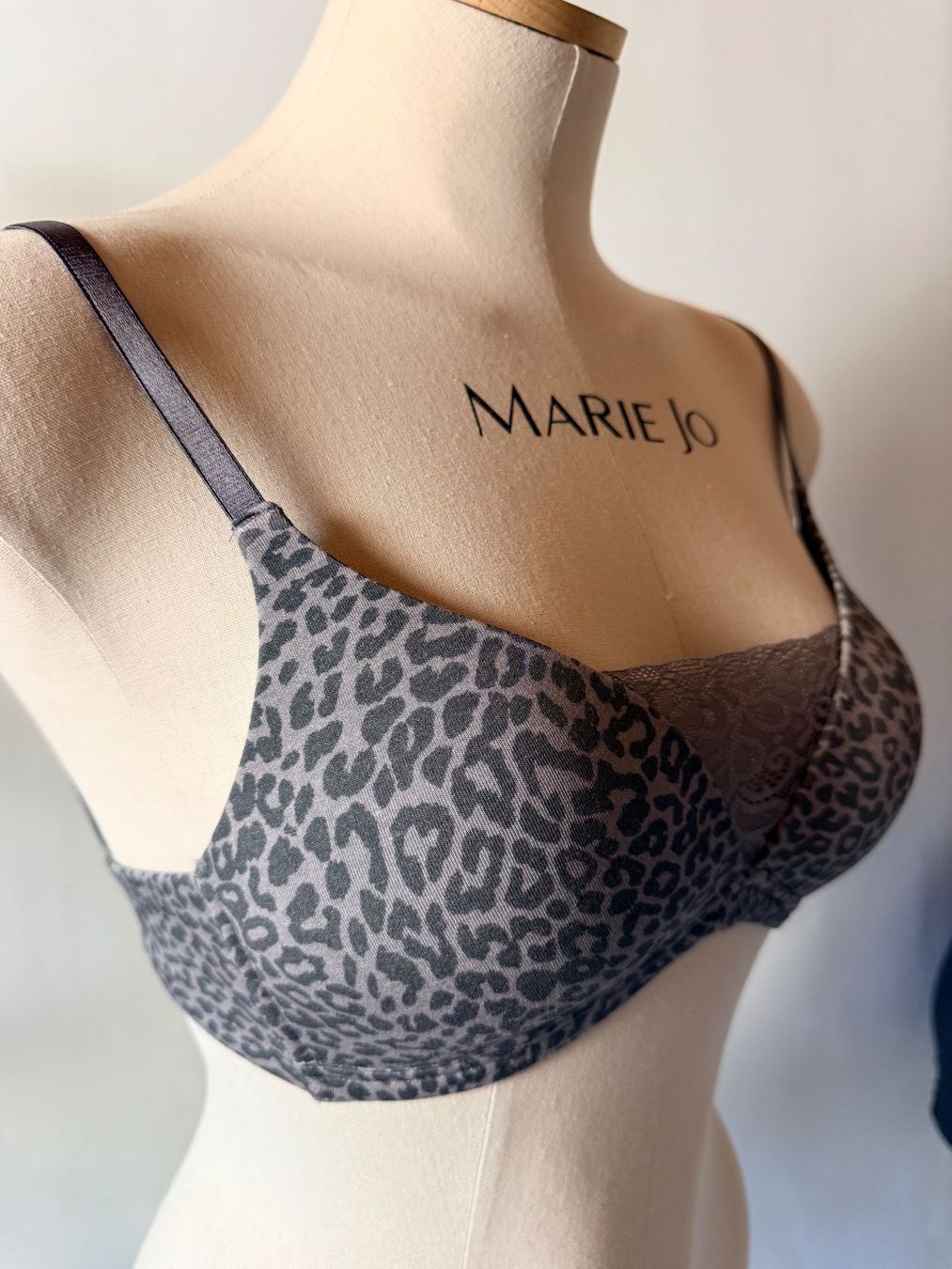 Beldona Altra biancheria intima: BELDONA, BH ohne Bügel EILA, Grösse 70C, Grau Leopardprint – Nuovo e nell'imballaggio originale da Rudolfstetten venduto da gst_g7xl 3