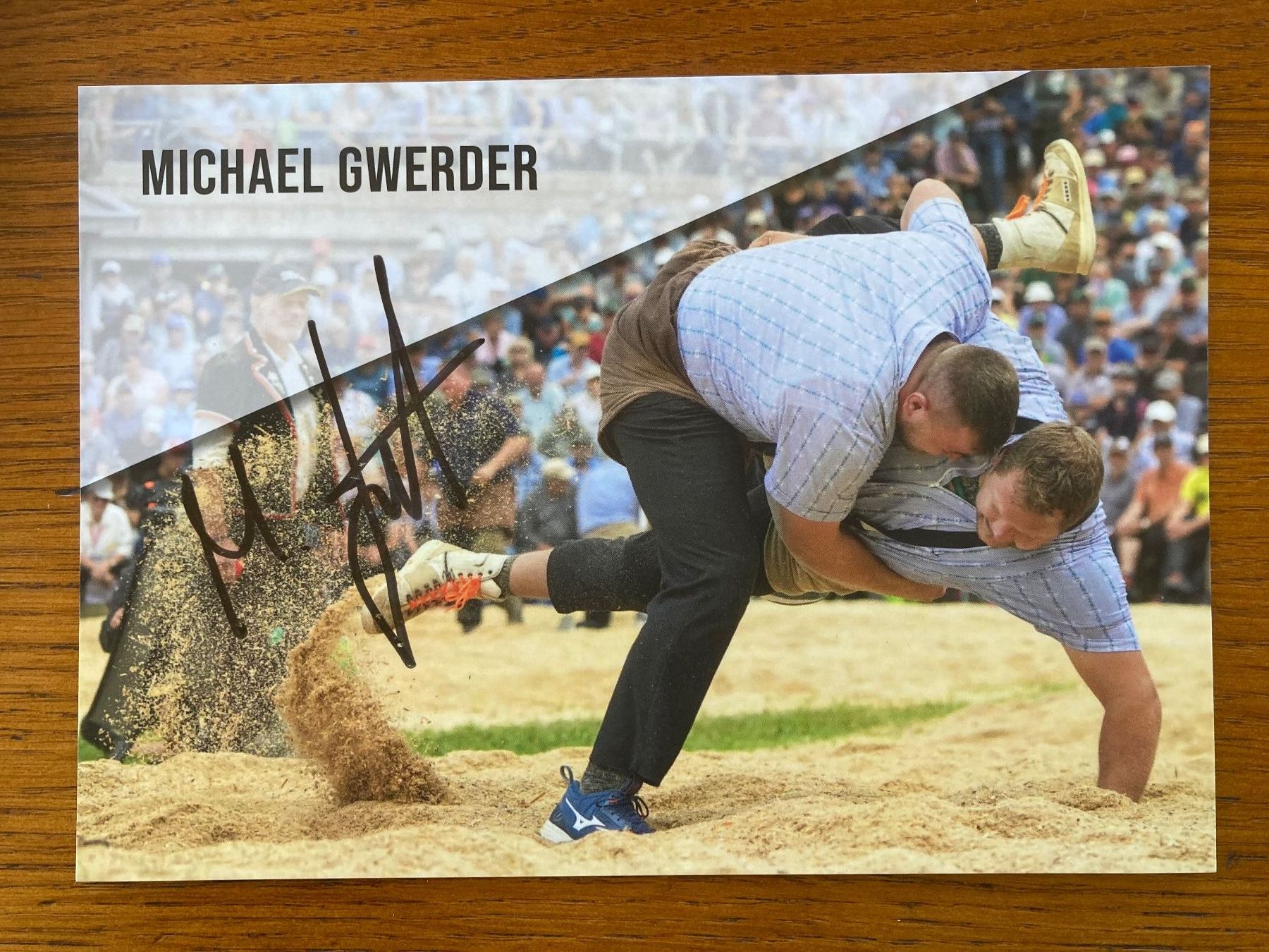 Autogramme: Michael  Gwerder  /  orig. AK – Neu (gemäss Beschreibung) aus Lovens von Traktor69