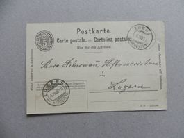 Truns Graubünden GR Post Stempel 1906