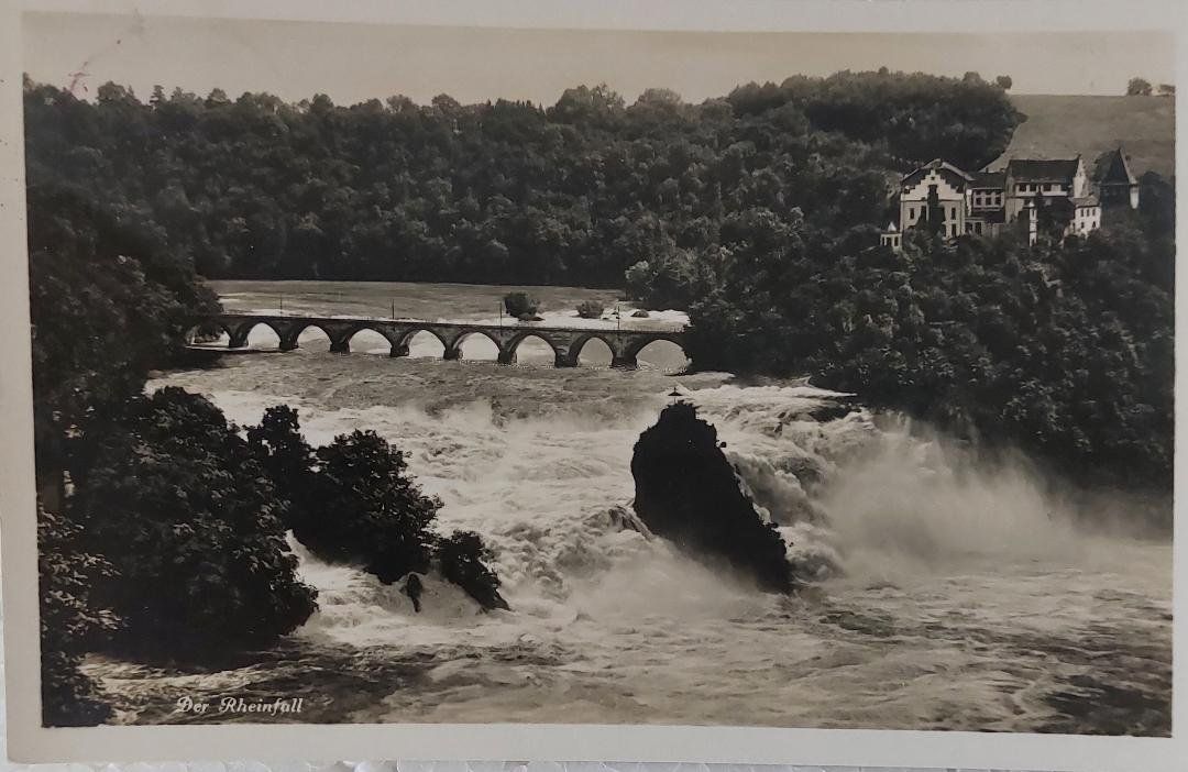 Cartoline postali: RHEINFALL - 1931 – Usato da Delémont venduto da Domdom1