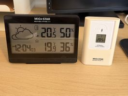 MIO STAR Wetterstation mit aussensensor