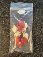 10 Kippschalter Set rot weiss neu in Kunststoffbeutel
