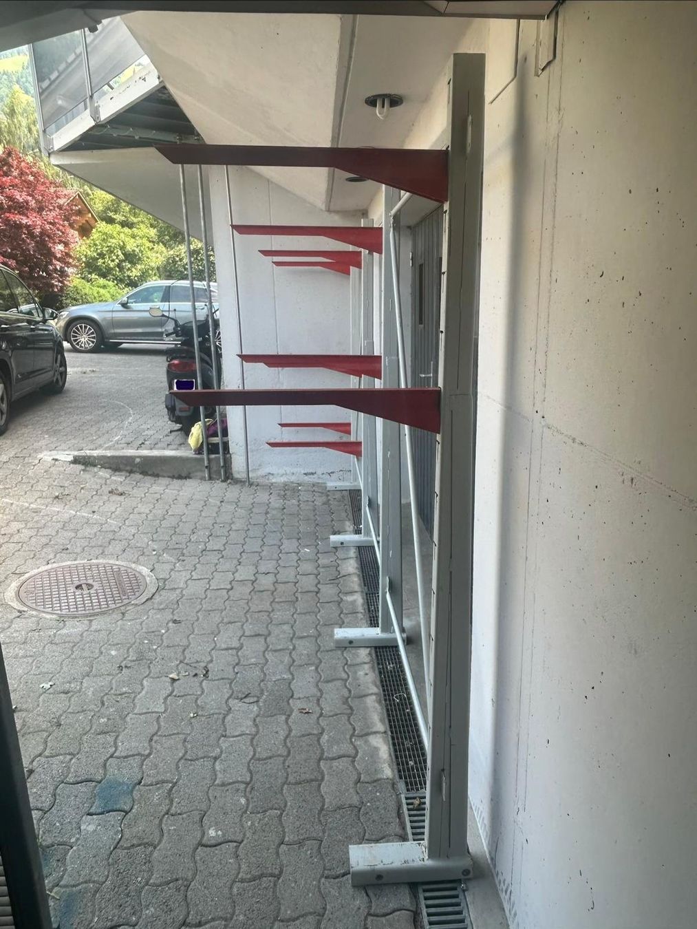 Scaffali: Kragarmregal einseitig, 3 Felder, 4m breit - Schwerlast – Usato da Bürglen UR venduto da BenSon6777 1