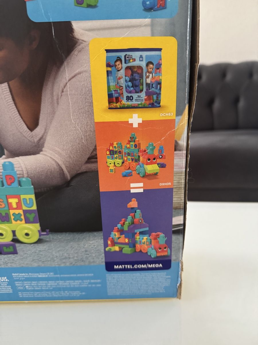 Spielzeuge: Mega Bloks ABC Eisenbahn Zug 60 Teile – Gebraucht aus St. Margrethen SG von des_lb7v 1