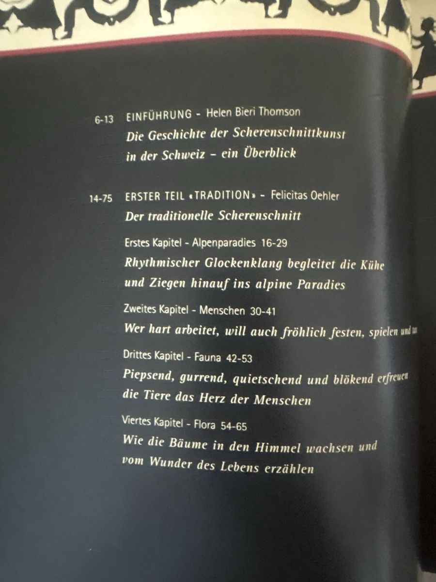 Livres: Schweizer Scherenschnitte Buch von Tradition zur Moderne – D'occasion à Schaffhausen par Reporter 1