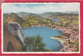 LUGANO, FUNICOLARE MONTE BTÉ, 18.4.1957
