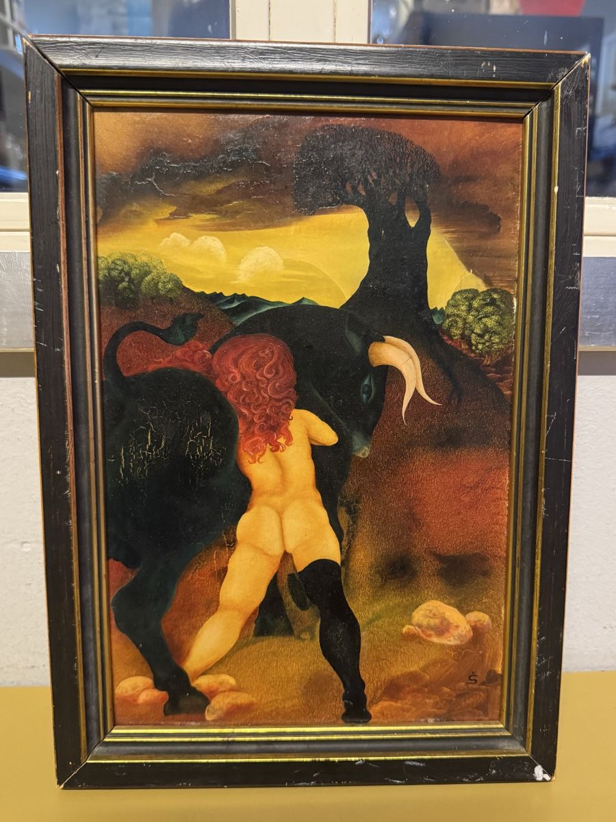 Tableaux: Original gemalte monogramirtes Bild  – D'occasion à Schlieren par Freundlich02