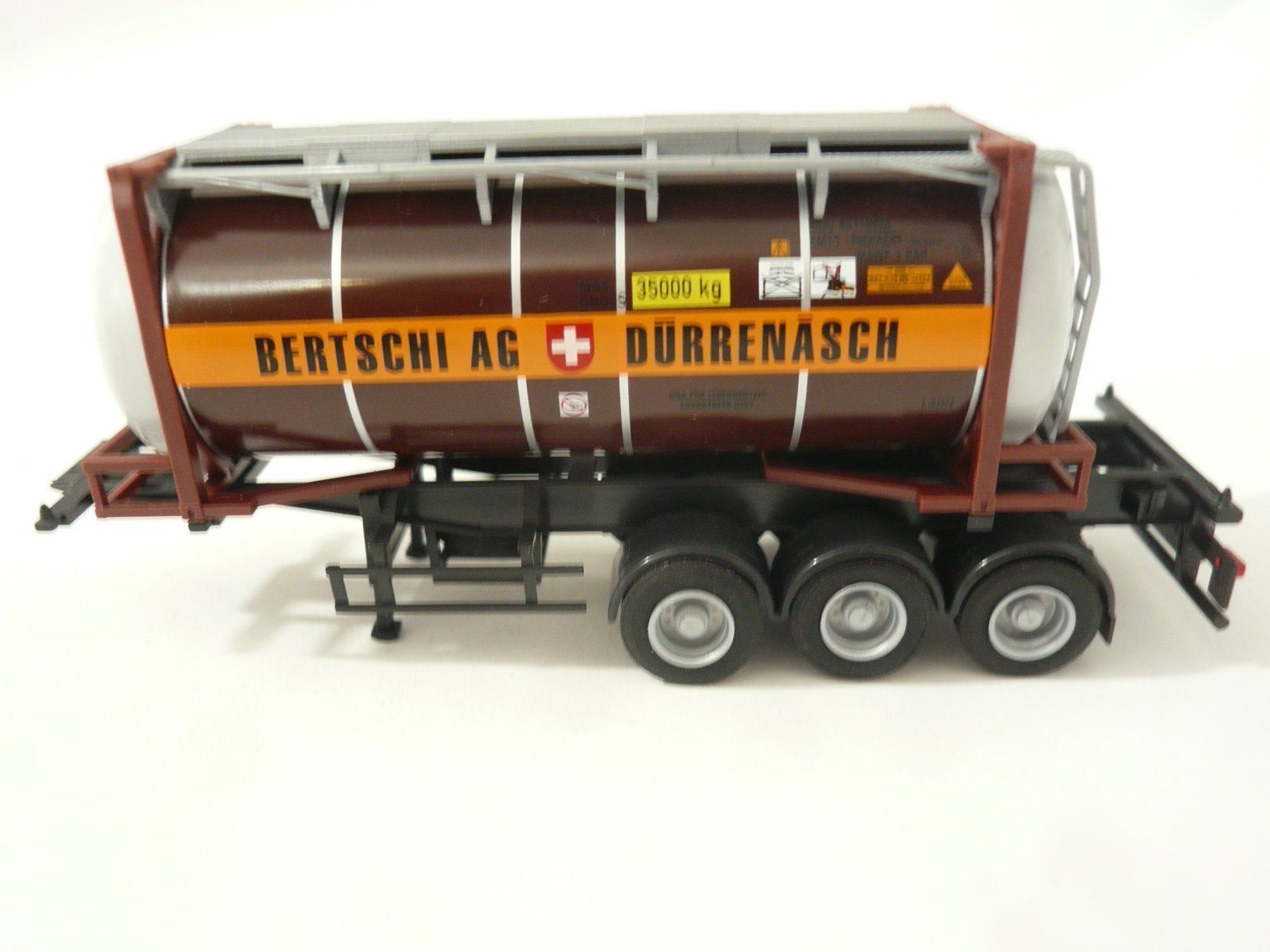 Modellautos: H0 AUFLIEGER MIT BERTSCHI CONTAINER NEU (A) – Neu (gemäss Beschreibung) aus Pfaffnau von nolff 1