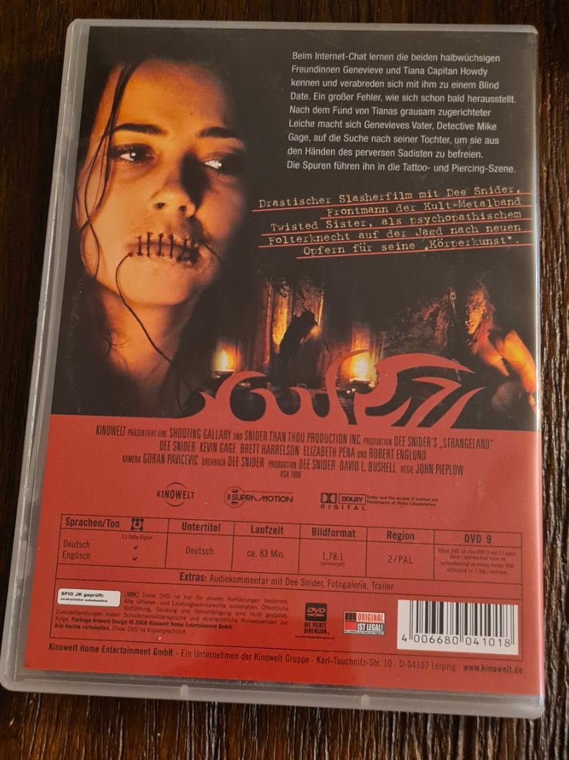Tutti i DVDs: Dee Snider's Strangeland (H) – Usato da Oberkirch LU venduto da ThE_CoLLecTor666 1
