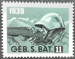 Soldatenmarke 2.WK, Gebirgs Schützen Bat 11, Wi Inf 157