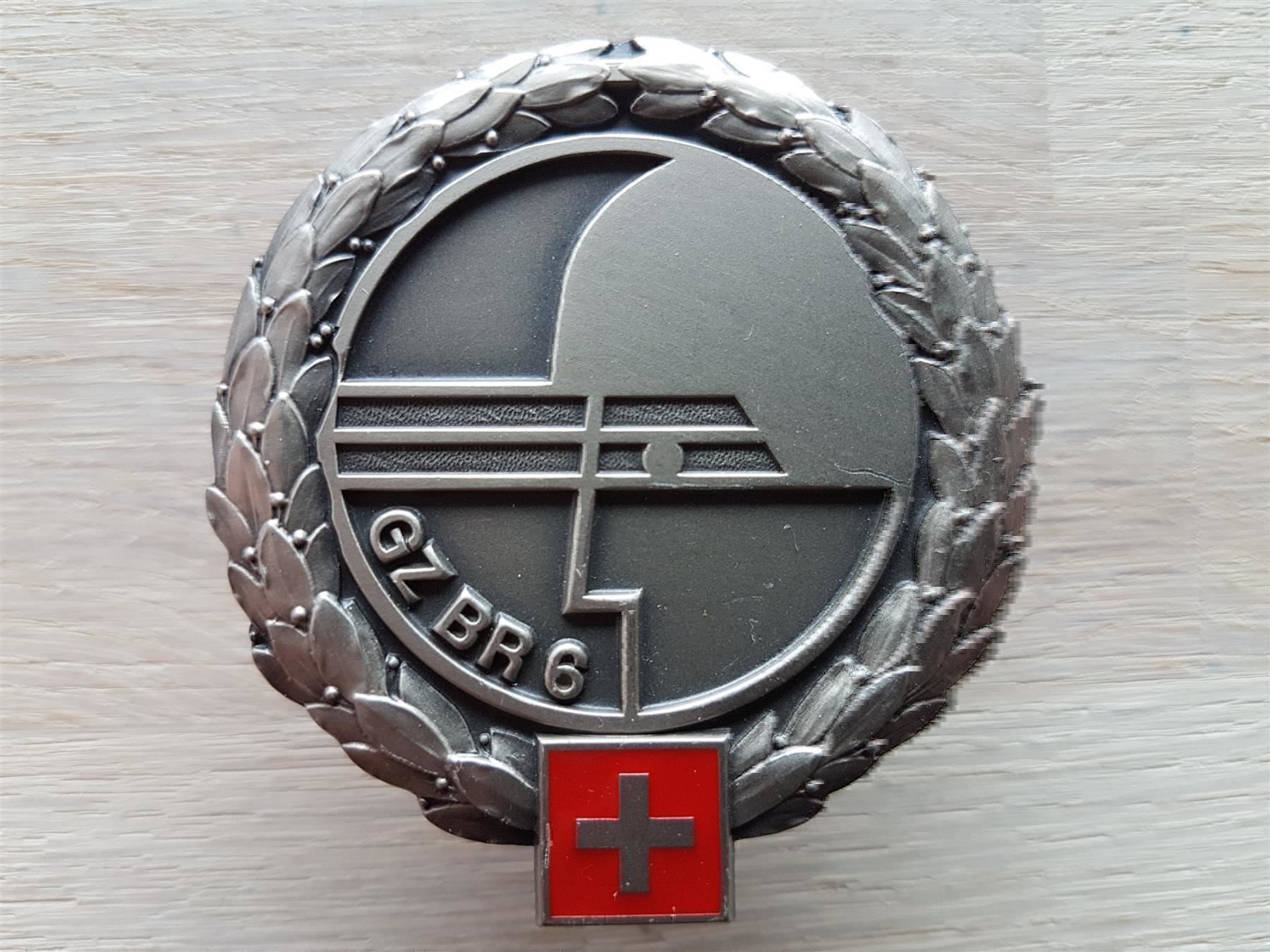 Placchette & Badge: Béret Emblem Gz Br 6 Grenzbrigade – Usato da Erlinsbach venduto da S700
