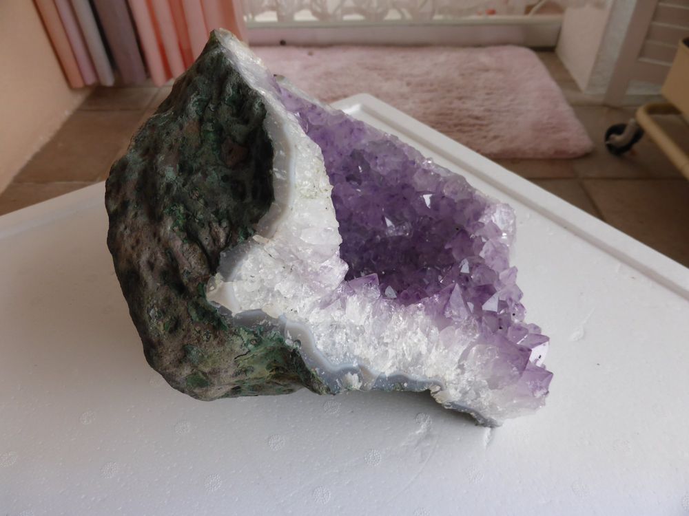 AMETHYST DRUSE BRASILIEN 1A QUALITÄT - 3,700 KG 2