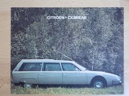 Citroen CX Break - Prospekt Italien 1.76 - O012