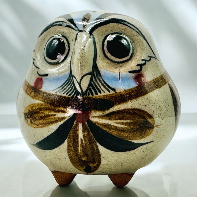 Sculpture En Ceramique Hibou Par Ismael Casas - FR