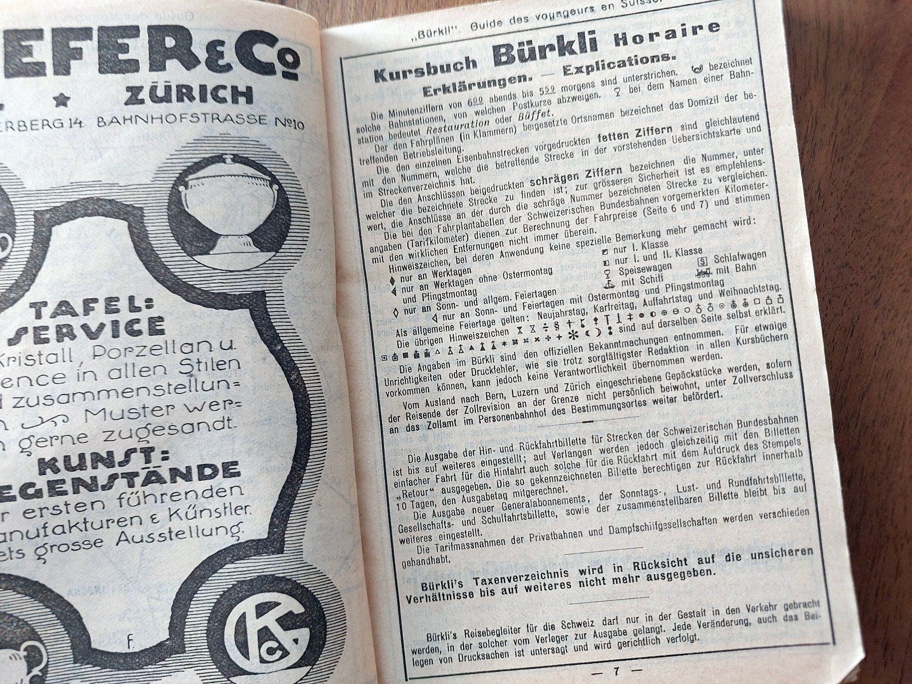 Libri: David Bürkli - Kursbuch Schweiz 1918 mit Beilage – Usato da Schönenwerd venduto da Steidi 2