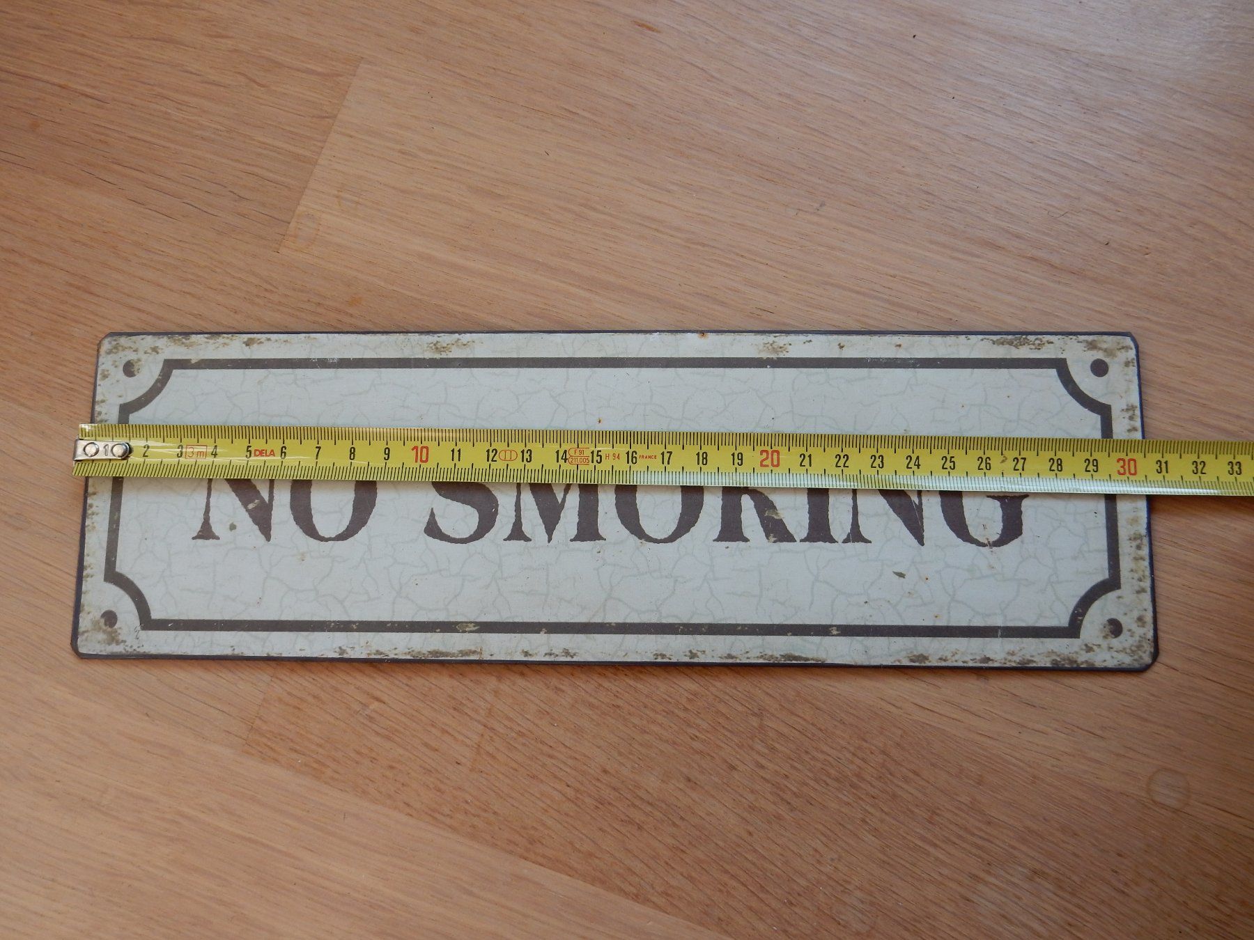 Insegne: Blechschild Schild 'NO SMOKING' - Metall, Tafel – Usato da Jona venduto da simongarden 3