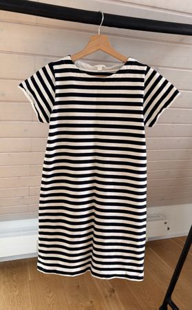 COS black and white striped shirt dress, XS