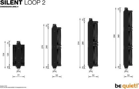 beQuiet! Ventilatori: be quiet! Silent Loop 2 (280mm) – Usato da Worb venduto da FabianMoser20 2