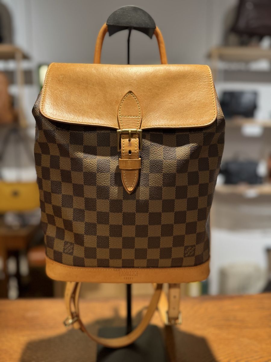 Louis Vuitton Zaini: Louis Vuitton Damier Ébène 100e Anniversaire Arlequin – Usato da Granges-de-Vesin venduto da Assyd