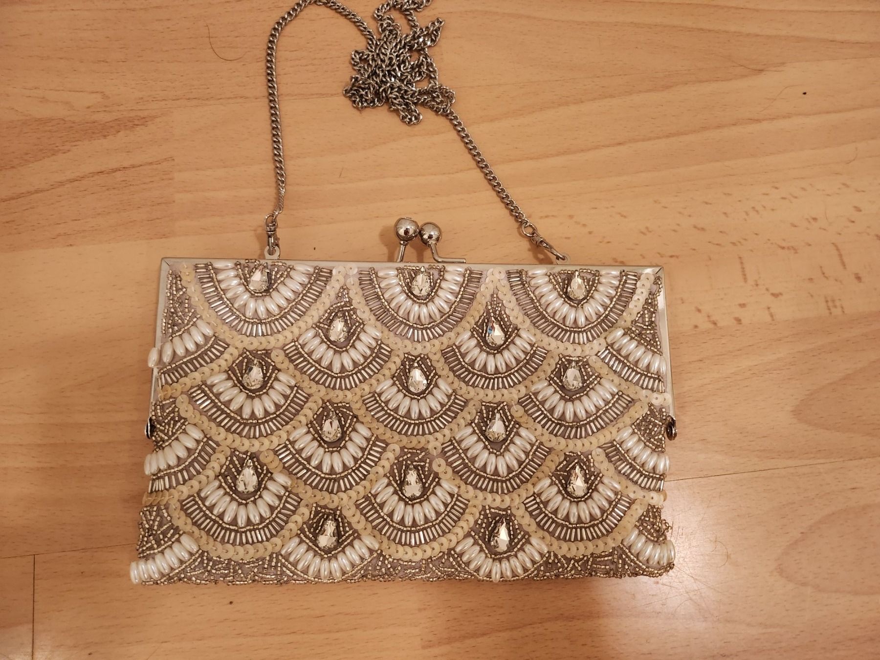 Borse da donna: Glitzer Clutch Hochzeit – Usato da Kefikon TG venduto da Livline 1