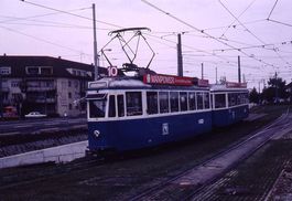 Dia 8 Stück VBZ Tram Zürich 1983