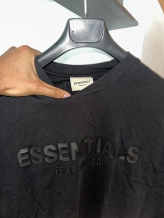 T-Shirt Essentials Fear of God schwarz Grösse L