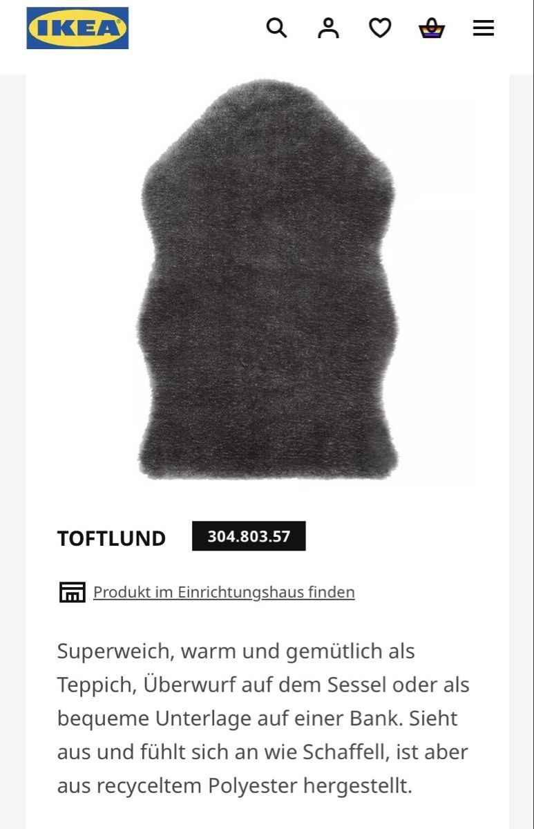 Teppiche: 6 Ikea TOFTLUND Teppich grau 55x85 cm – Neu (gemäss Beschreibung) aus Fulenbach von Antibes1 3