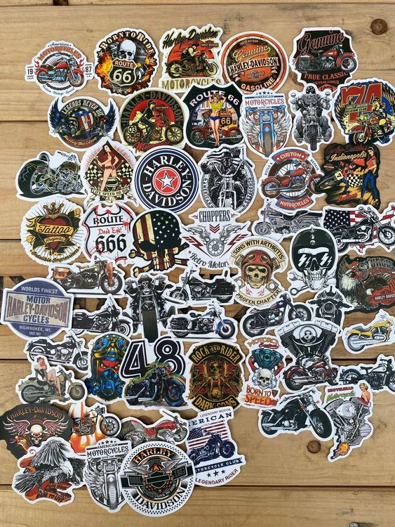 Stickers rétro-réfléchissant pour casque Harley Davidson 3M - GTStickers