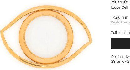 Altro per Ottica: Hermès Lupe - Auge / loupe - œil – Usato da Collonges venduto da Auganien 3