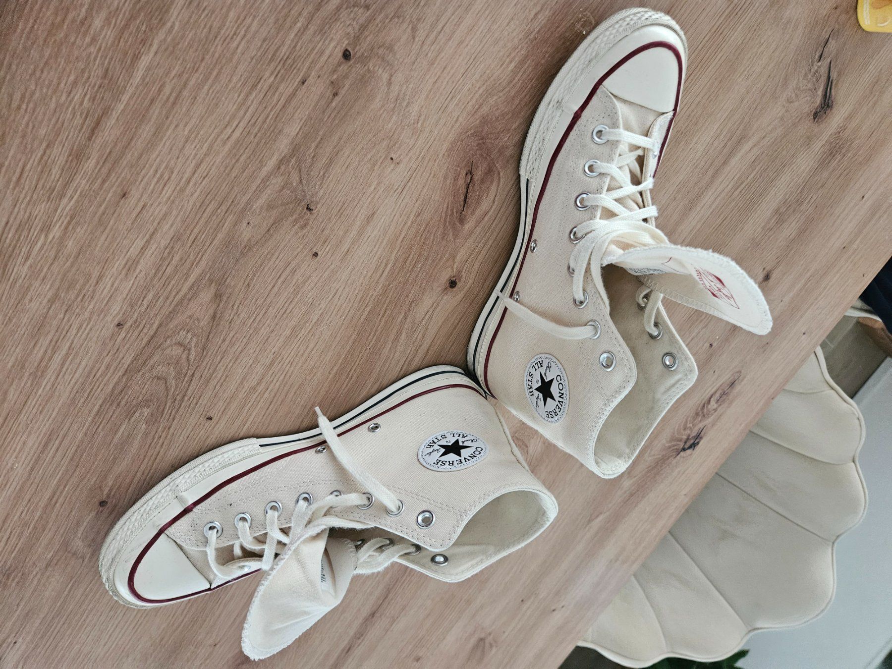 Converse Herrenschuhe: Converse Chuck Taylor All Star High Creme Grösse 41 – Gebraucht aus Dübendorf von ciindarxlla 6