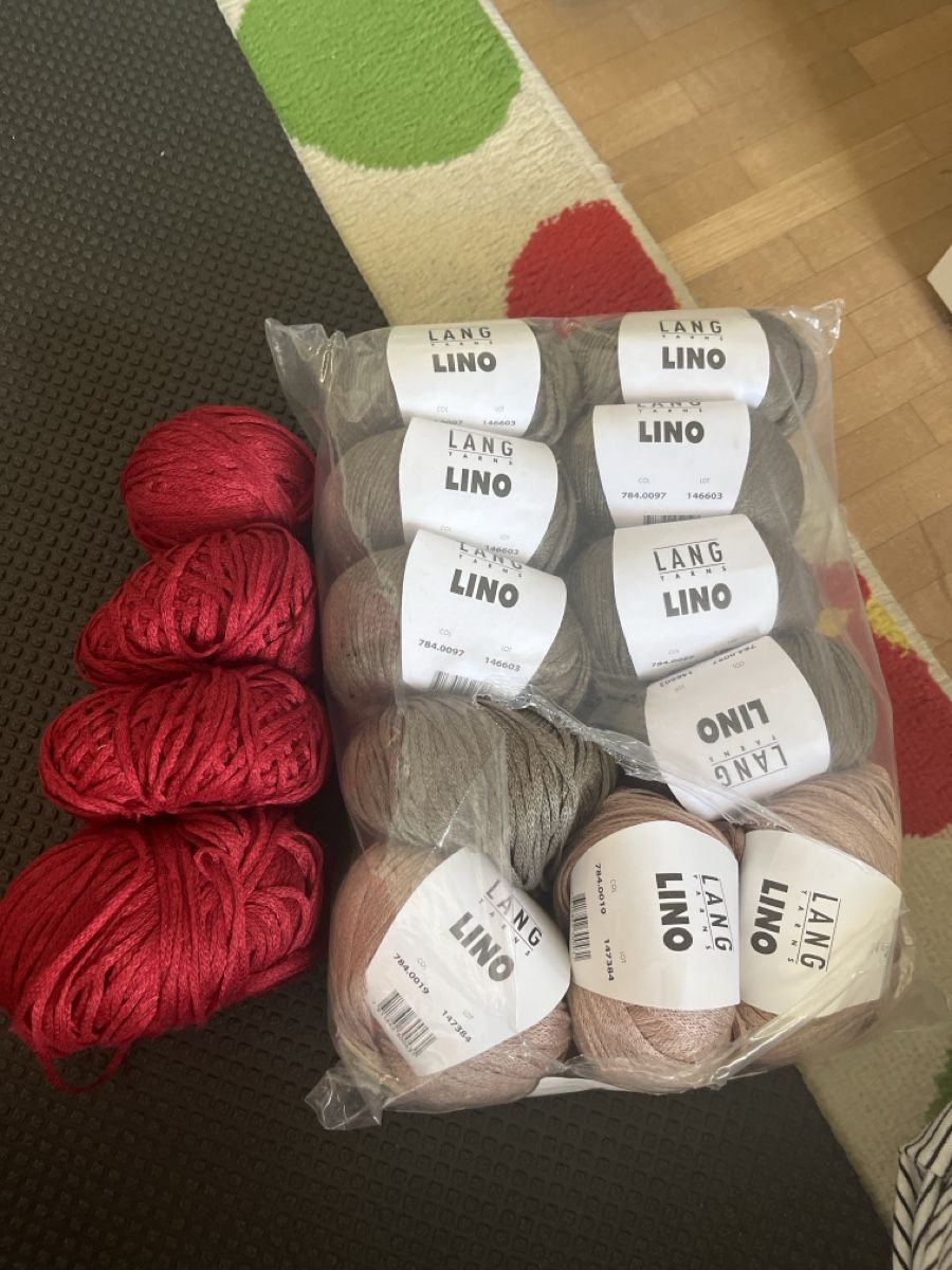 Lang Yarns Lana: 700g Lino Lang – Nuovo (secondo la descrizione) da Dagmersellen venduto da mas_zpx9
