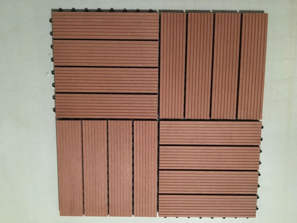 Skaza Balkonfliesen Mit Klicksystem - 25x25cm, 0,5m² Set, Wetterfest & Rutschsicher