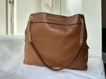 Michael Kors Leather Handbag with Chain Straps - FINAL SALE