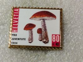 Ansteckpin 133: Pro Juventute Briefmarke Helvetia