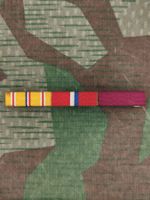 3er Schiene mit Asiatic–Pacific Campaign Medal Ribbon und