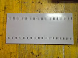 Lista Metall Regalboden 6 Stück grau